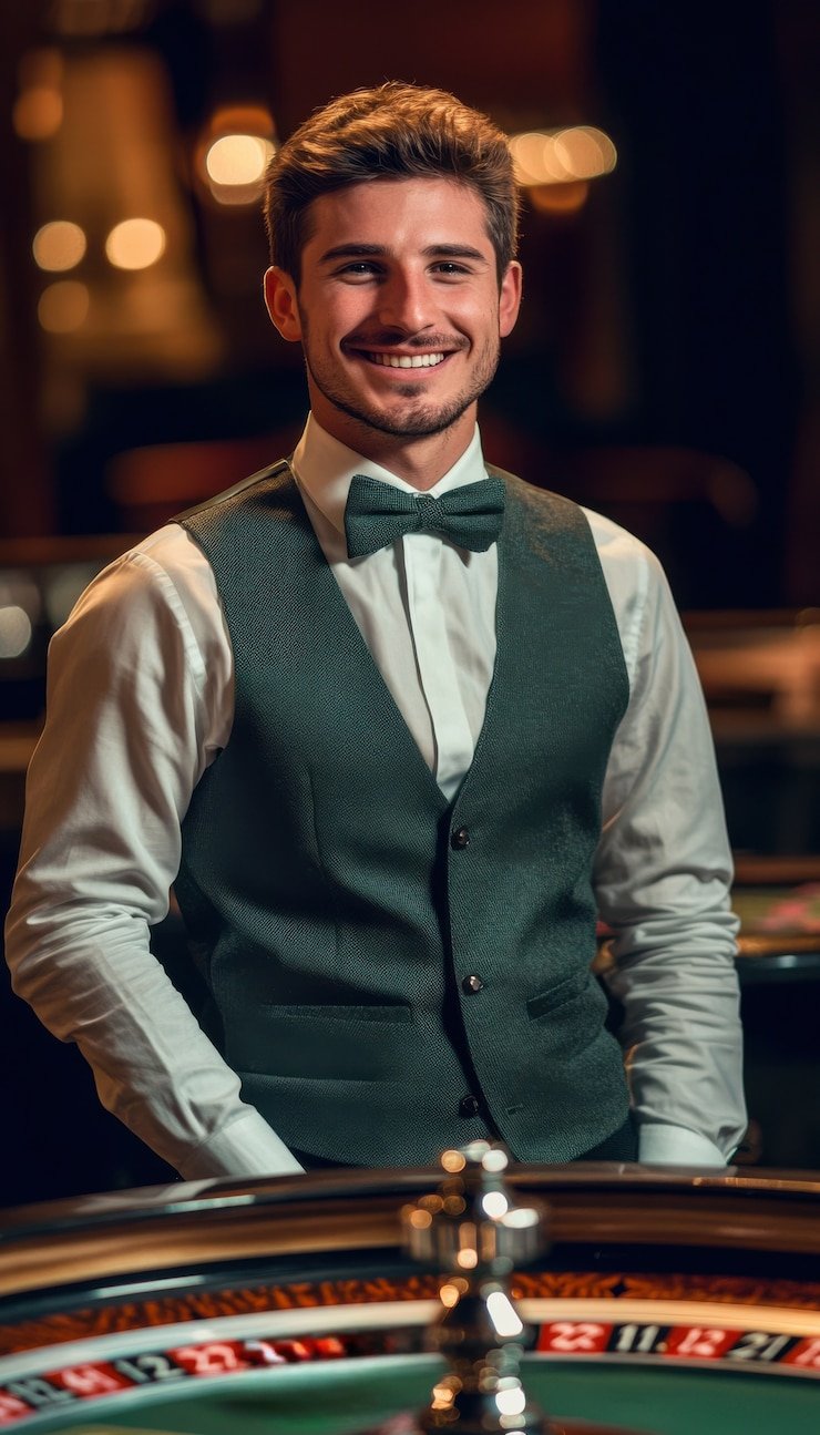 Live dealer Free Bet Blackjack table on ingatbola platform